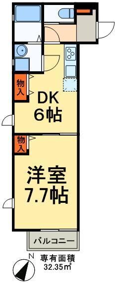 セゾンドミールの物件間取画像