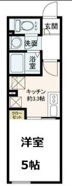 エスメラルダ日暮里の物件間取画像