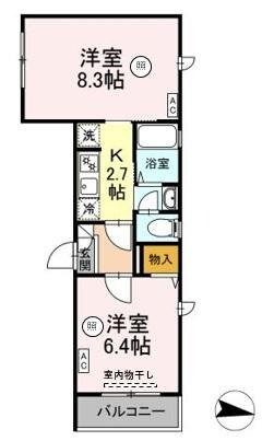 ドエル西尾久の物件間取画像