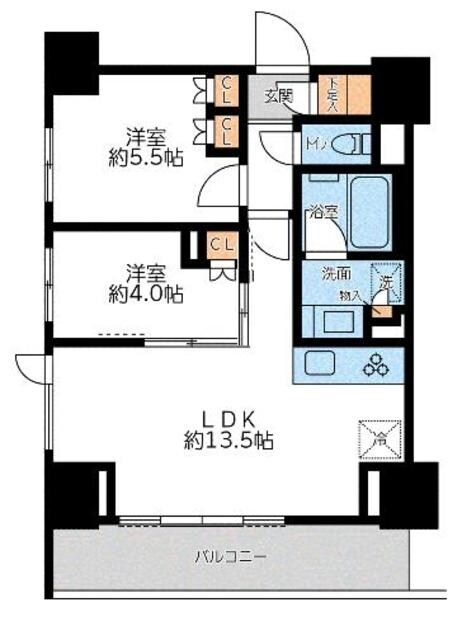 プライマル浅草言問通の物件間取画像