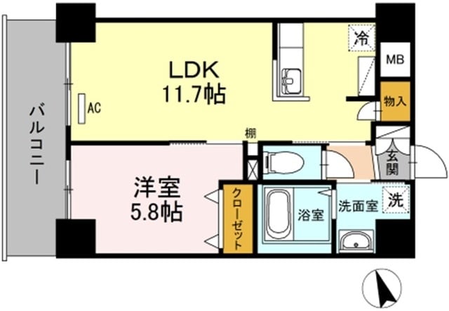 ブリスキューブの物件間取画像