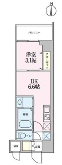 ジニア深川住吉の物件間取画像