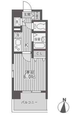 レジディア両国の物件間取画像