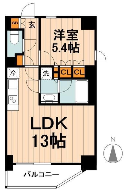 ザ・パークハビオ上野御徒町の物件間取画像