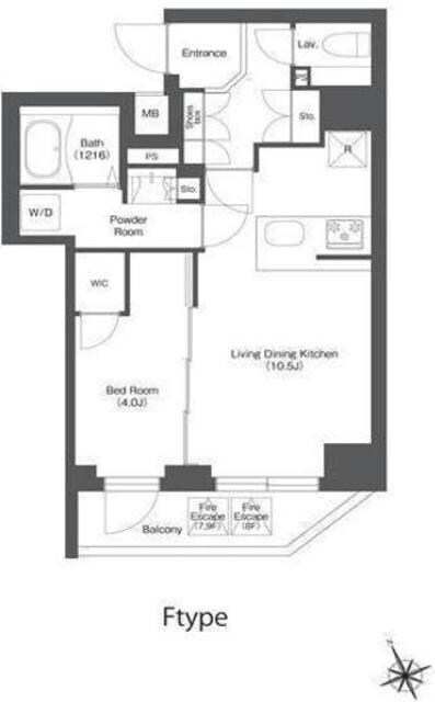 オーキッドレジデンス上野稲荷町の物件間取画像