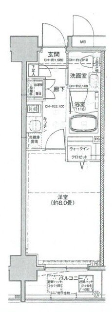 J・ワザック両国の物件間取画像