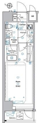 アンベリール亀戸パークの物件間取画像