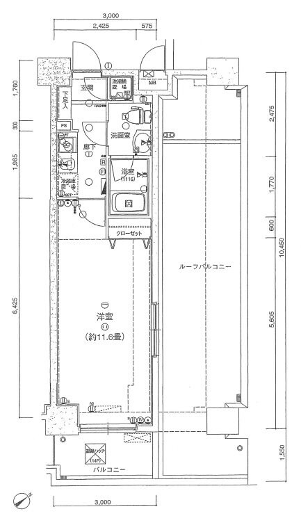 アリュージュ三ノ輪の物件間取画像