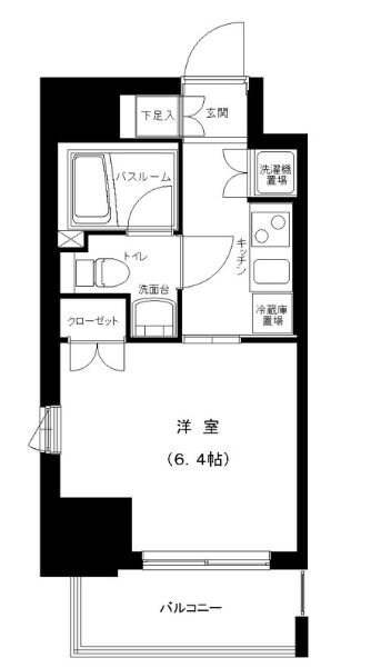 グランフォース町屋の物件間取画像