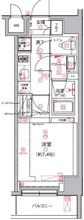 アルテシモ　シェルトの物件間取画像