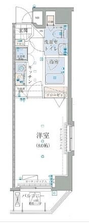 リヴシティ新御徒町の物件間取画像