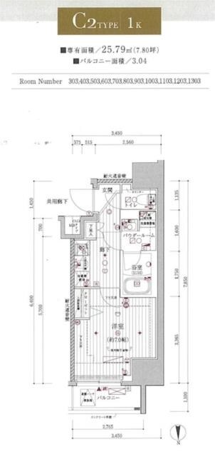 メインステージ浅草国際通りの物件間取画像