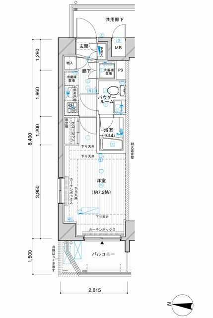 メインステージ押上IVの物件間取画像