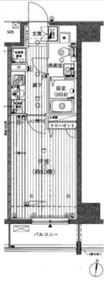 プレール・ドゥーク東雲の物件間取画像