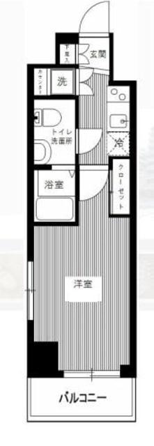 TRADIS RISE綿糸町の物件間取画像