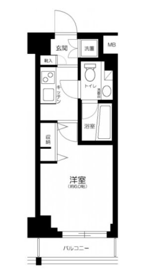 メイクスデザイン清澄白河アジールコートの物件間取画像