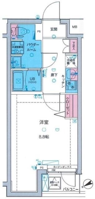 MAXIV亀戸水神GENOVIA skygardenの物件間取画像