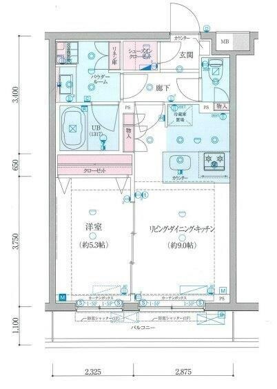 ＧＥＮＯＶＩＡ墨田八広ｓｋｙｇａｒｄｅｎの物件間取画像