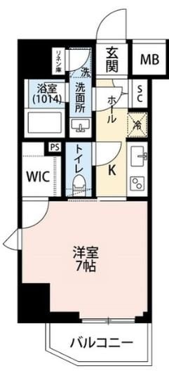 プレール・ドゥーク菊川駅前の物件間取画像