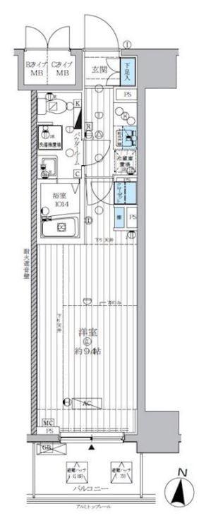 ランドステージ両国の物件間取画像