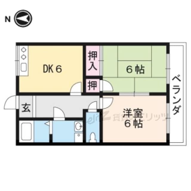 ハイツゆきの物件間取画像