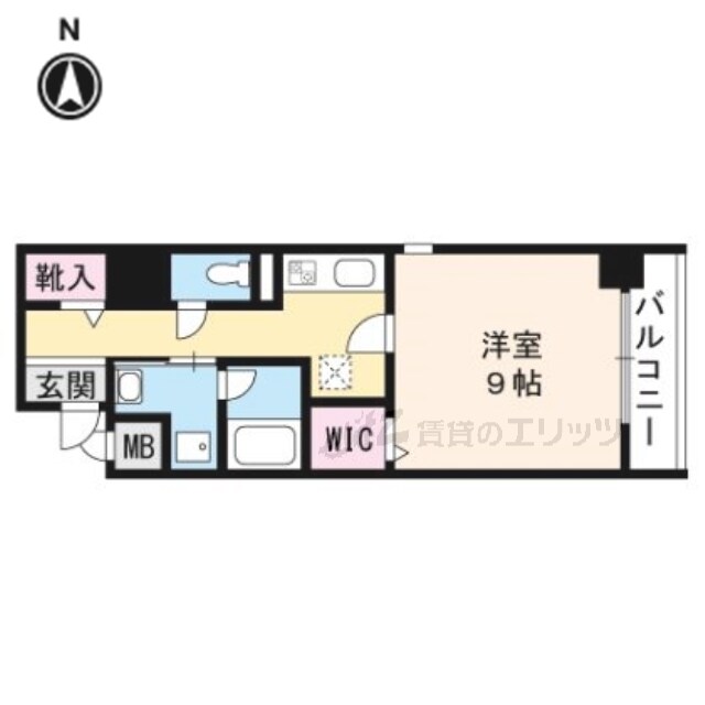 グーテンターク富田2の物件間取画像