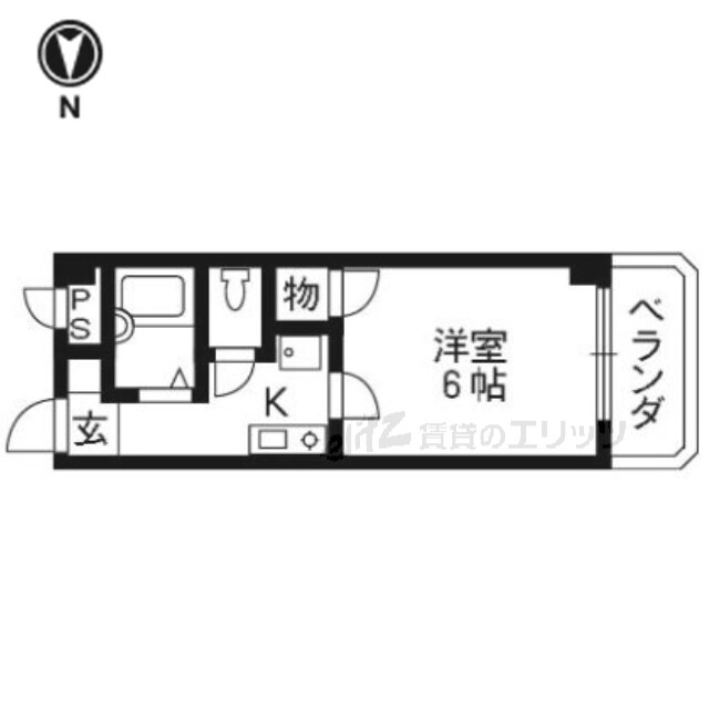 コンフォール高槻の物件間取画像