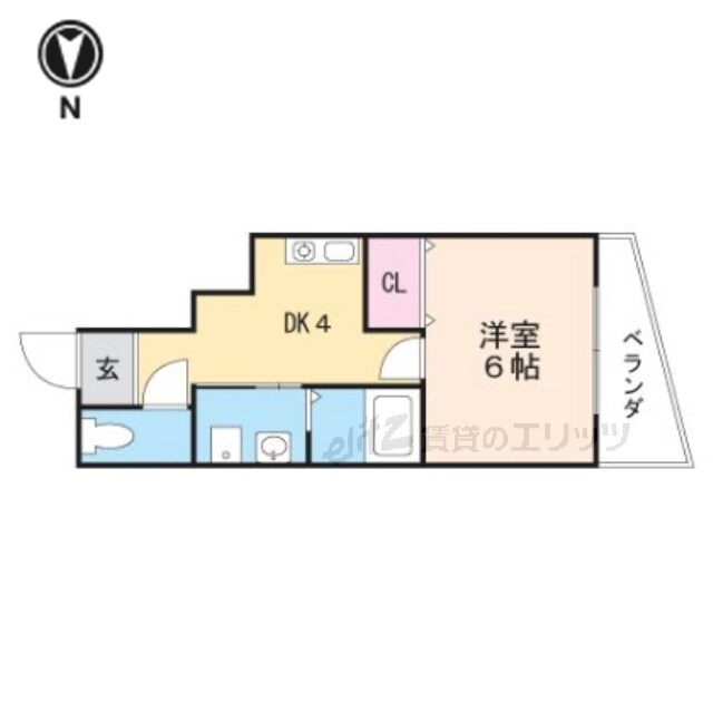 リーフジャルダン富田駅前の物件間取画像