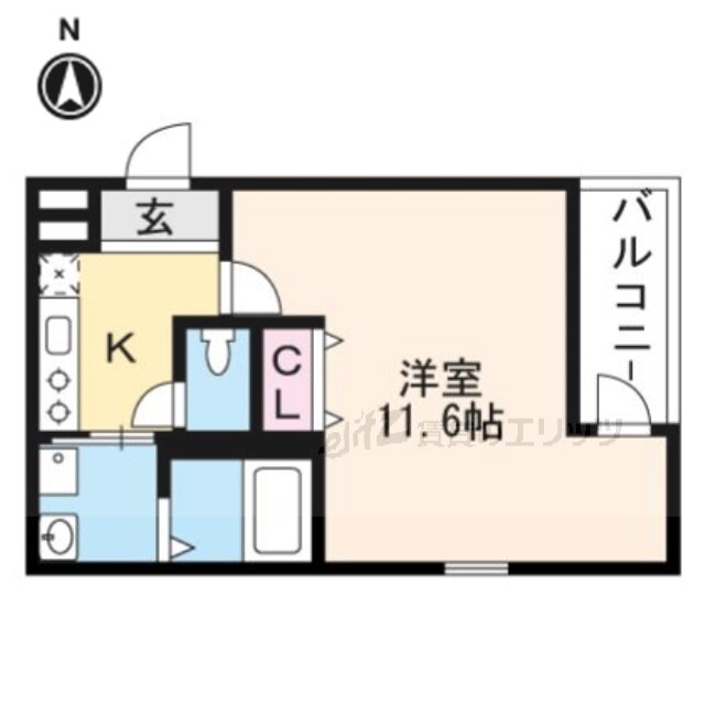 フジパレス茨木桜通りの物件間取画像