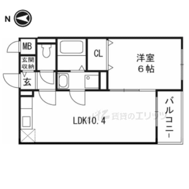 サザンクロスｗｅｓｔの物件間取画像