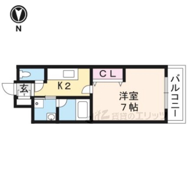 ベルダージ21の物件間取画像