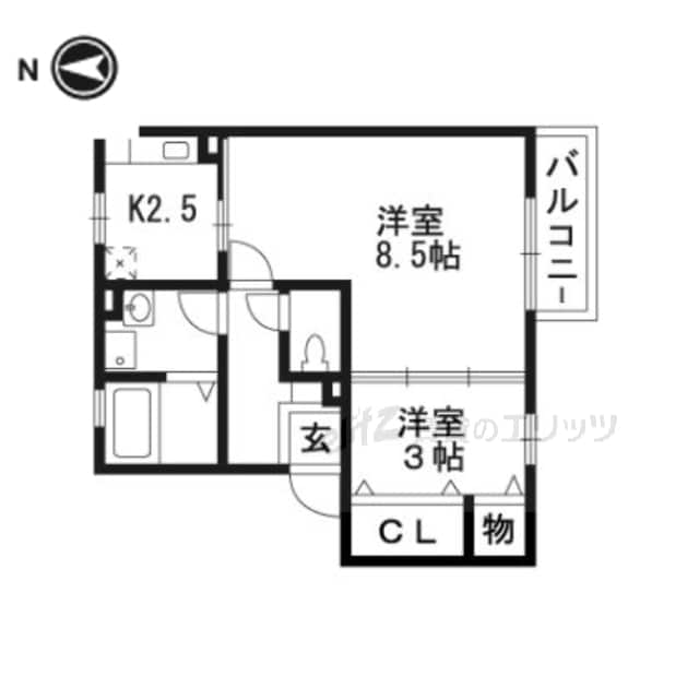 リンデンバウムＣ棟の物件間取画像