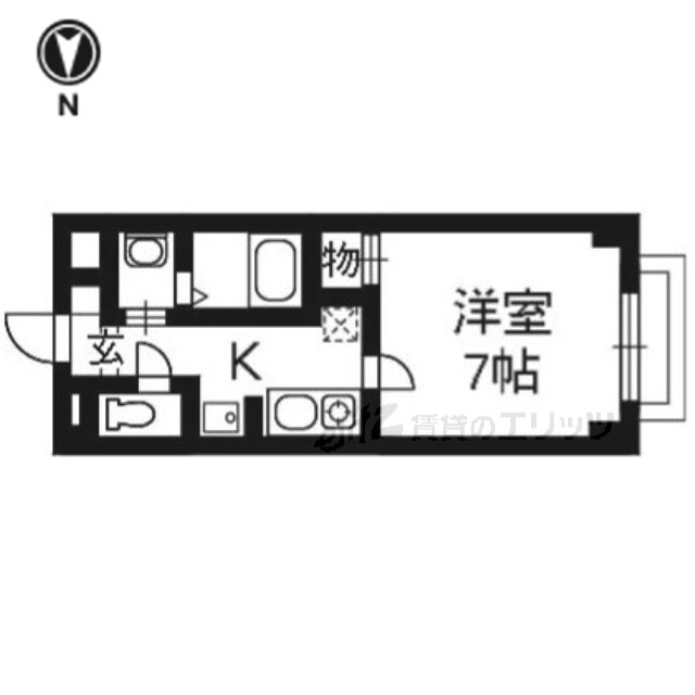 アムール山崎の物件間取画像