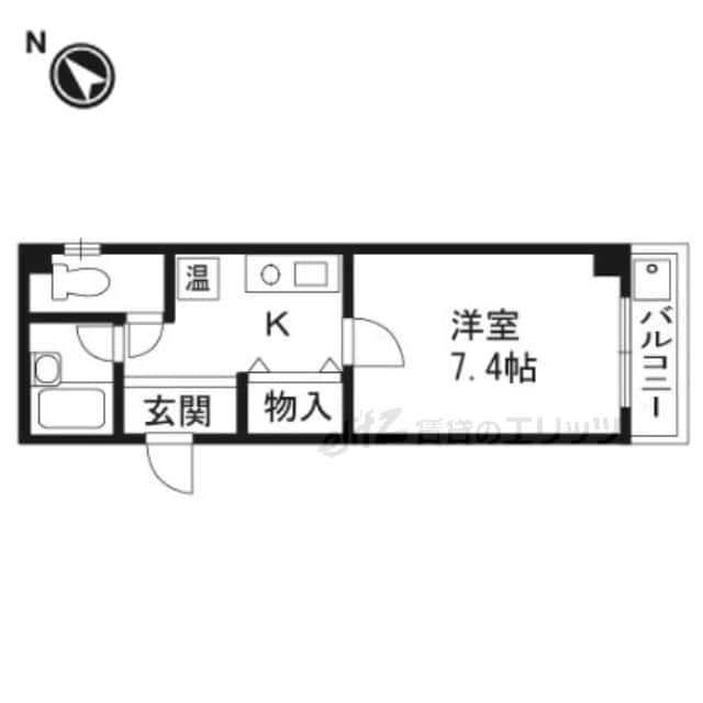 パーシモン128の物件間取画像