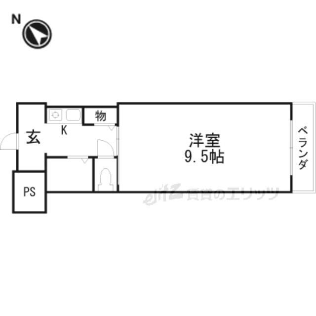 シティコム高槻の物件間取画像