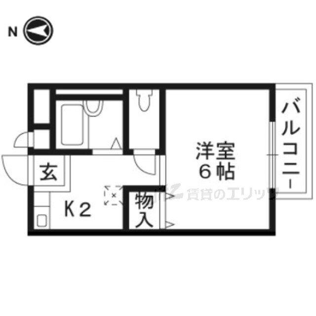 パナハイツ宝西の物件間取画像