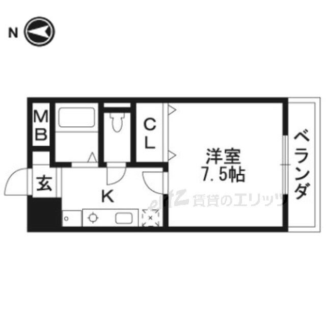 COLLECTION高槻市駅前の物件間取画像