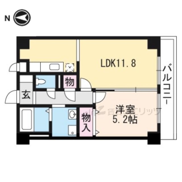 FINE緑が丘の物件間取画像