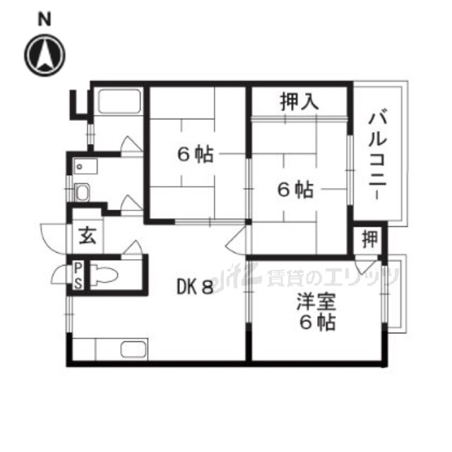 メゾン並木の物件間取画像