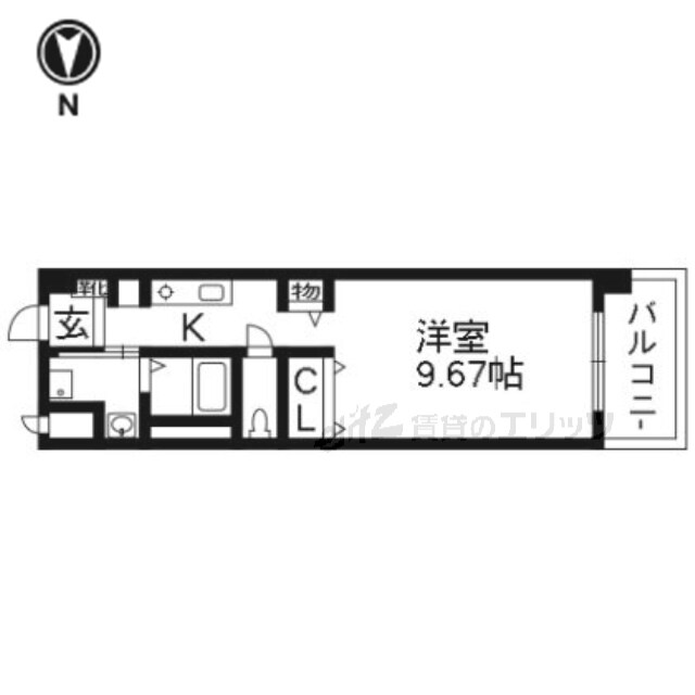 メトロノームの物件間取画像