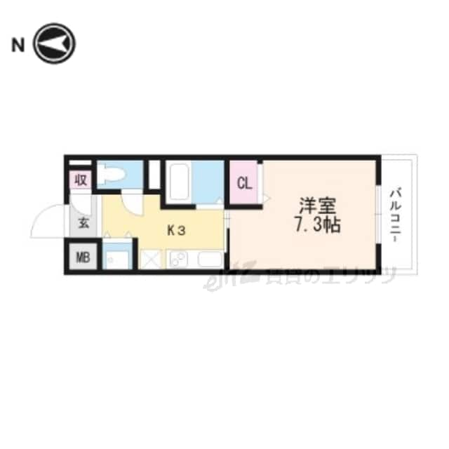 ハイマートさつきの物件間取画像