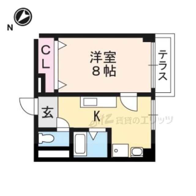 イーズ南春日丘の物件間取画像