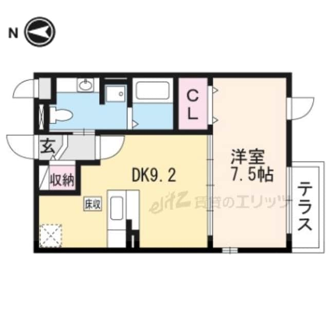 クレセント茨木の物件間取画像