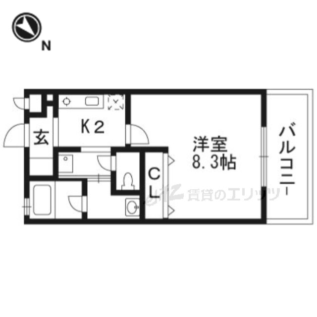 Ｓａｔｓｕｍａ－７マンションの物件間取画像