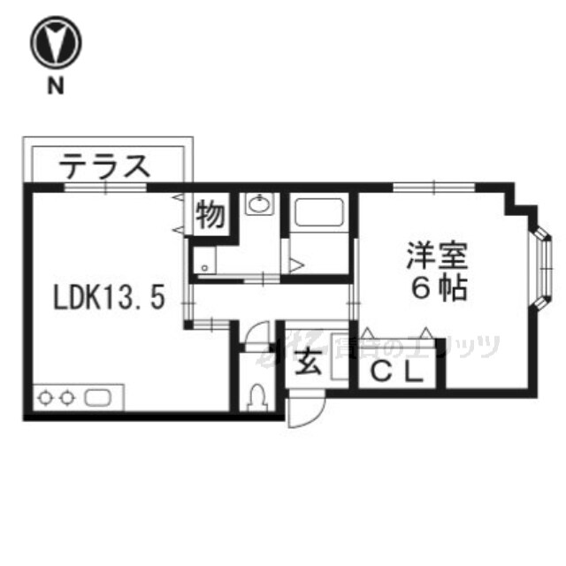 郡山薩摩マンションの物件間取画像