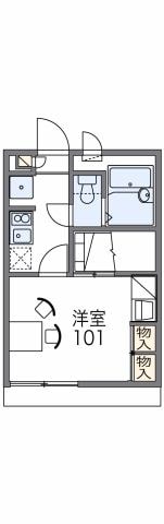 レオパレス総持寺ＷＥＳＴの物件間取画像