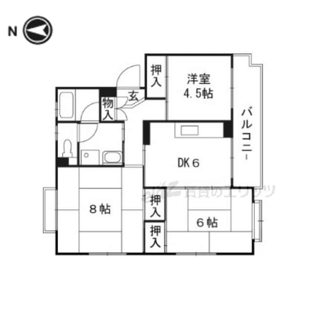 エクセレントライフ真砂の物件間取画像