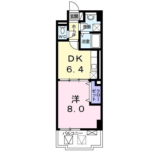 ハックベリー茨木南の物件間取画像