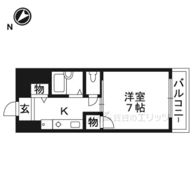 アビタシオン・Iの物件間取画像