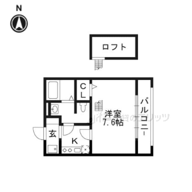 アンサンブル高槻の物件間取画像